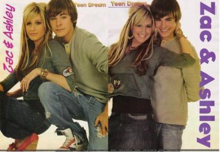 Ashley Tisdale and Zac Efron!